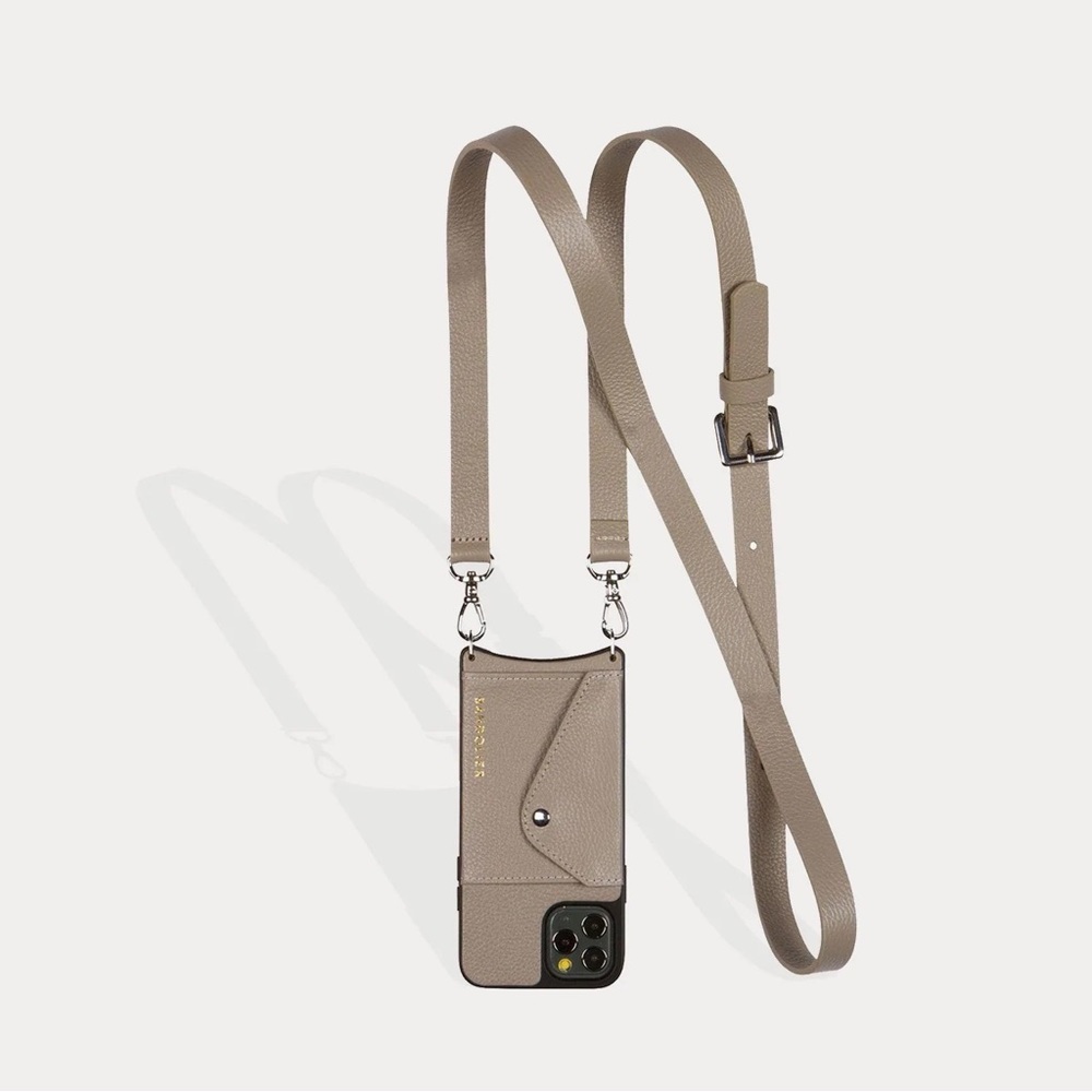 Hailey Side Slot Leather Crossbody Bandolier